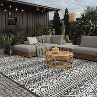 Evocamp Outdoor Teppich 200x300 cm, Kunststoffteppich, wetterfest und leicht