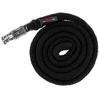 Covalliero Führstrick ClassicSoft mit Panikhaken - Black