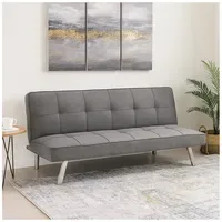 Hti-Living Klappsofa Grau Milena