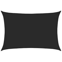 VidaXL Sonnensegel 160 g/m2 Schwarz 2x3 m HDPE