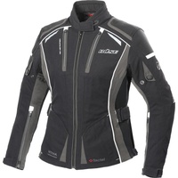 BÜSE Linda, Textiljacke wasserdicht Damen - Schwarz/Grau/Weiß - 36