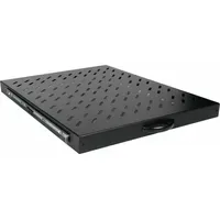 Equip Fachboden 19', 1HE, 800mm, Schwarz