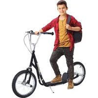 Homcom Kinderroller mit Luftreifen Scooter Tretroller Cityroller für Kinder