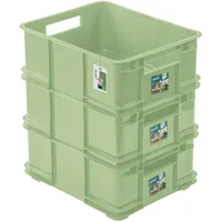 KEEEPER 3x Euro Stapelbox 20l - 43 x 35