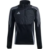 Adidas Tiro 24 Winterized Oberteil Kinder Rollkragenpullover, schwarz 128