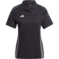 Adidas Tiro 24 Competition Poloshirt Damen - schwarz/grau -