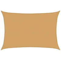 VidaXL Sonnensegel 160 g/m2 Rechteckig Sandfarben 2x3 m HDPE