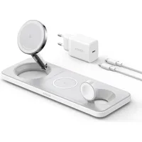 Anker MagGo Magnetic Wireless Ladegerät 15W 3-in-1 Pad weiß