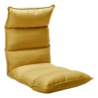 VidaXL Bodenstuhl Faltbar Senfgelb Stoff