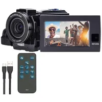 Somikon Dual-Lens-4K-UHD-Camcorder mit Sony-Sensor und FHD-Rückkamera