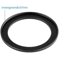 Ayex Step Up Ring 49mm-67mm Reduzierring Adapterring Universal passend