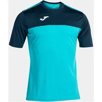 Joma Winner Trikot 013 - türkis fluor/marineblau L