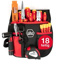 Wiha Werkzeugtasche 18-tlg. schwarz