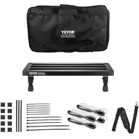 Vevor Pedalboard für Gitarre 508 x 280mm Aluminiumlegierung 1,2
