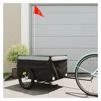 VidaXL Fahrradlastenanhänger schwarz/grau 2023