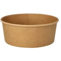 Papstar Starpak 50 Salatschalen, Pappe rund 1300 ml Ø