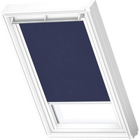VELUX Sichtschutzrollo Uni Blau 9050, 78x98 cm MK04, Dunkelblau,