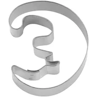 Städter Ausstechform, Weißblech, Silber, 5 cm