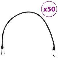 VidaXL Gummiseile Reflektierend mit Haken 50 Stk. 88 cm