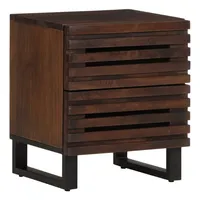VidaXL Nachttisch 40x34x46 cm Massivholz Mango
