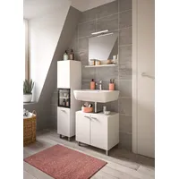 WELLTIME »Tampa, Breite 102cm, 3-teilig«, (3 St.), Waschbeckenunterschrank, Spiegel,