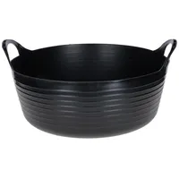 Kerbl Trog FlexBag schwarz (flexibler Futtertrog, Müslischüssel, Fassungsvermögen 15