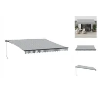 VidaXL Markise Manuell 400 x 300 cm anthrazit