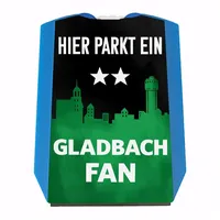 Speecheese Hier parkt EIN Gladbach Fan Parkscheibe in Vereinsfarben