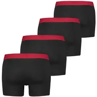 Levi's Herren 4er Pack Solid Basic Boxer Brief ORG