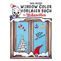 Bookmundo Das große Window Color Vorlagen Buch für Weihnachten:
