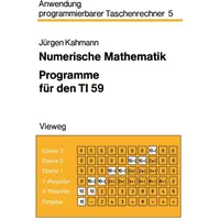 Vieweg+Teubner Verlag Numerische Mathematik von Jürgen Kahmann