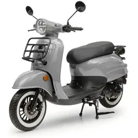 Burnout Motorroller Retro Luna Grau 50 ccm 25 kmh
