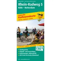 Freytag-Berndt und ARTARIA Rhein-Radweg 5 Köln - Rotterdam Radwanderkarte
