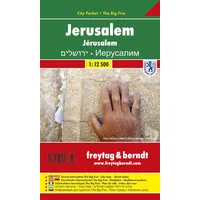 Freytag-Berndt und ARTARIA Jerusalem, Stadtplan 1:12.500, City Pocket +