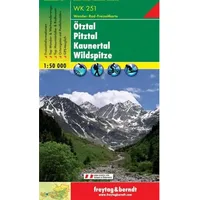 Freytag-Berndt und ARTARIA Ötztal, Pitztal, Kaunertal, Wildspitze 1 :