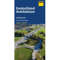 Mairdumont ADAC Länderkarte Deutschland Autobahnen 1:500.000