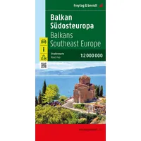 Freytag-Berndt und ARTARIA Balkan - Südosteuropa, Straßenkarte 1:2.000.000, freytag