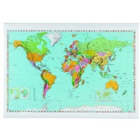 Franken Weltkarte »KAM600« grau