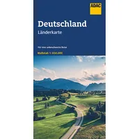 Mairdumont ADAC Länderkarte Deutschland 1:650.000