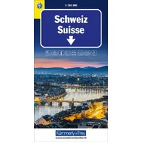 Kümmerly+Frey Strassenkarte TCS Schweiz 1:301.000