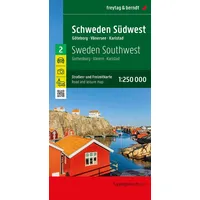 Freytag-Berndt und ARTARIA Schweden Südwest, Straßen- und Freizeitkarte 1:250.000,