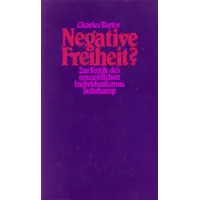 Suhrkamp Negative Freiheit?: