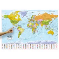 INTERKART Landkarten & Globen Politische Weltkarte 1 : 30