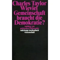 Suhrkamp Wieviel Gemeinschaft braucht die Demokratie?