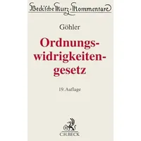 Beck Juristischer Verlag Gesetz über Ordnungswidrigkeiten