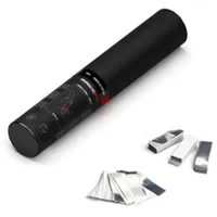 Magic FX MAGICFX® Konfettikanone S, 28cm, Weiß+Silber