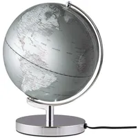 Troika EMFORM Leuchtglobus Terra Light 25cm silber