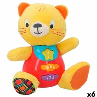 Winfun Plüschtier mit Klang Winfun Katze 16 x 17,5