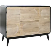 Fijalo Anrichte 120 x 40 x 90 cm Schwarz