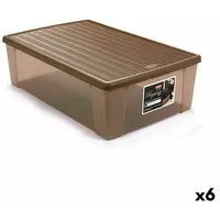 Stefanplast Aufbewahrungsbox mit Deckel Stefanplast Elegance Beige Kunststoff 38,5